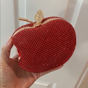 Crystal apple purse